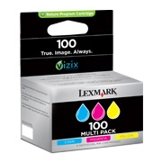 Lexmark No.100 Combo Pack Ink Cartridge - Cyan/Magenta/Yellow