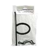 Horseshoe Door Latch, Black