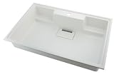 カクダイ キッチン部材 人工大理石製キッチンシンク ホワイト 457-005-W