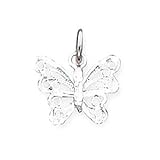Pendant and Necklace Set - Sterling Silver Butterfly Charm w/18" Necklace