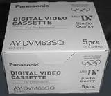 Panasonic DVM63SQ Studio Quality MiniDV tape - 5 pack