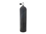Air Venturi Scuba Tank, 80 cu ft, Aluminum, Deluxe Valve, 3,000 psi, Black