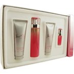 JUST ME by Paris Hilton for Women 4-PC GIFT SET- EAU DE PARFUM SPRAY 3.3 OZ & BODY LOTION 3 OZ & SHOWER GEL 3 OZ & 1.17 MINI EDP SPR