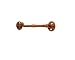 Tools & Hardware : Rusted Cabin Hook 5 1/8"