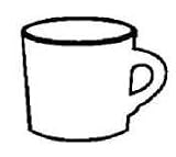 MUG GRN BND CANTON 7 OZ, CS 3/DZ, 07-1494 WORLD TABLEWARE CHINA DECORATED