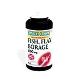 Nature's Bounty Omega 3-6-9 Fish, Flax, Borage 1200 mg softgels 60 ea