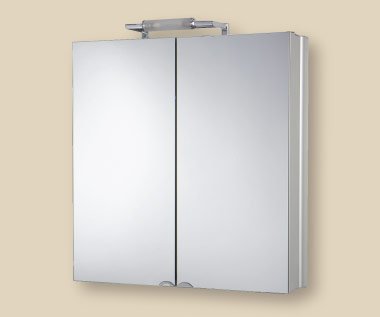 SPIEGELSCHRANK SS KONTURALU ALUMINIUM B65 X H72,5 X T16