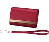 Sony LCS-THP/R Soft Leather Carrying Case for Sony DSC-T Series Digital Cam ....