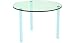 Round Glass Micro Coffee Table 375 dia clear Image