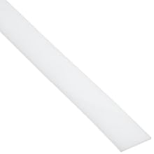 LDPE Polyethylene Rectangular Bar, Smooth, Translucent Natural