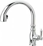 Whitehaus Single Hole Faucet WHUS591L1BN Brushed Nickel-pvd Body With Brushed Nickel-pvd Head