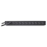 APC Automatic Transfer Switch - Redundant switch ( rack-mountable ) - AC 120 V - Ethernet 10/100, RS-232 - 10 output connector(s) - 1U