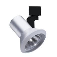 Flared Step Satin Chrome Fixture Head for Juno Trac-Lites by Juno
