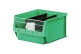 Giant Stackable Storage Bin 12-3/8x19-3/4x11-7/8 Green. Package of 3