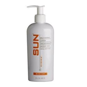 SUN LABORATORIES Self Tanning Lotion Tan Overnight - Medium (8 oz)