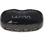 ULTRA PRODUCTS 4 Port USB 2.0 Hub ( Black )