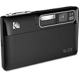 Kodak Slice 14MP Digital Camera with Schneider-Kreuznach Prism 5x Optical Image Stabilized Zoom and 3.5-Inch Touch-Screen LCD (Black)