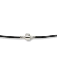 Art and Craft Supply: Darice 8-Inch Leather Braided Bracelet, 1-Piece, Black - Darice