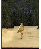 IMAGE OF Kichler 15363BBR 1 Light Outdoor Flood Light in Bronzed Brass with Clear Polycarbonate glass