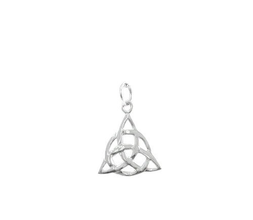Celtic Knot Pendant   Sterling Silver Irish Celtic Trinity Knot Pendant
