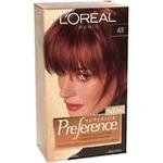 L'Oreal Preference Hair Color, Dark Auburn #4R - 1 Ea