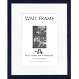 North American Regal, Wood Picture Frame with a  Wide Molding, for an 11 x 14 Photograph, Color: Cobalt,