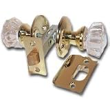 Tools & Hardware : Mortise Latch with Glass Knobs
