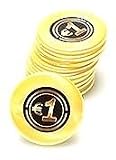 10 x 1 Euro Jetons - Perlmutt-Nachbildung - Preiswert!
