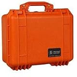 Pelican 1450 Case with Foam for Camera (Orange)