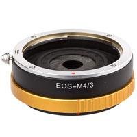 Pro Optic Lens Adapter with Adjustable Diaphragm, Canon EOS Lens to Micro 4/3 Body Mount