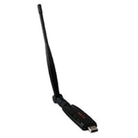 Wireless-N USB High-Gain Network Adapter With High Gain 5dBi Dipole Antenna - Comply with 802.11n 802.11g and 802.11b Standards