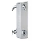 Symmons Hydapipe double shower unit with two pressure balancing valve and two fre flo shower head 1-921