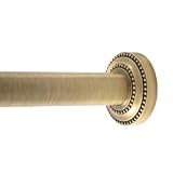 Dottingham 60 Shower Curtain Rod and End Flanges - Polished Gold