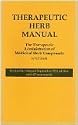 Therapeutic Herb Manual, the Therapeutic Administration of Medicinal Herb Compounds