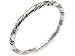 18k White Gold Rope Twist 1.65mm Ring Size 6.5