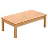 Brand New. Trexus Reception Coffee Table Rectangular W1200xD600xH320mm Beech Ref PS1351