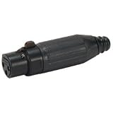 Switchcraft AAA3FPBAUZ 3 Pin XLR Female Gold Pins Black
