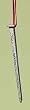 6.5" Religious Silver "Forgive them" Nail Christmas Ornament