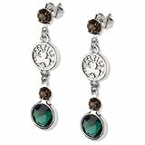 Boston Celtics Crystal Logo Earrings