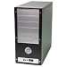 AOpen Computer F501H schwarz/silber PC Gehäuse MidiTower 4 x 5.25 Schwarz/Silber