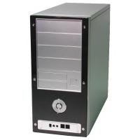 AOpen Computer F501H schwarz/silber PC Gehäuse MidiTower 4 x 5.25 Schwarz/Silber