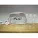 Medium White Clear Cosmetic Bag Hers