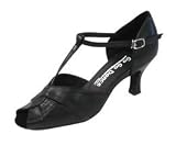 Gogo Dance Shoes - Black Leather 2.5" Heel