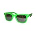 Classic Neon Green Wayfarers with Dark Lens
