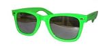 Classic Neon Green Wayfarers with Dark Lens