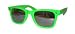 Classic Neon Green Wayfarers with Dark Lens