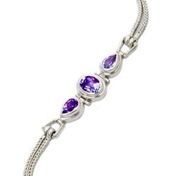 Janice Girardi Amethyst Bracelet by Something Silver