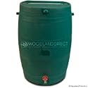 Flat Back Rain Barrel - Green