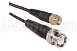 RG174/U SMA Right Angle-BNC 50 Ohm Coaxial Cable Assemblies 1.0 FEET