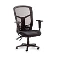 Lorell 86200 Executive High-Back Chair,Mesh Fabric,28-1/2 in.x28-1/2 in.x45,BK